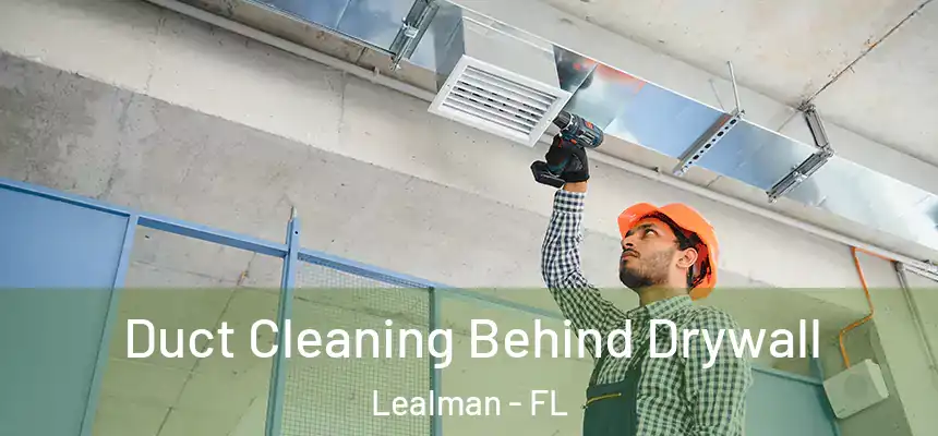 Duct Cleaning Behind Drywall Lealman - FL
